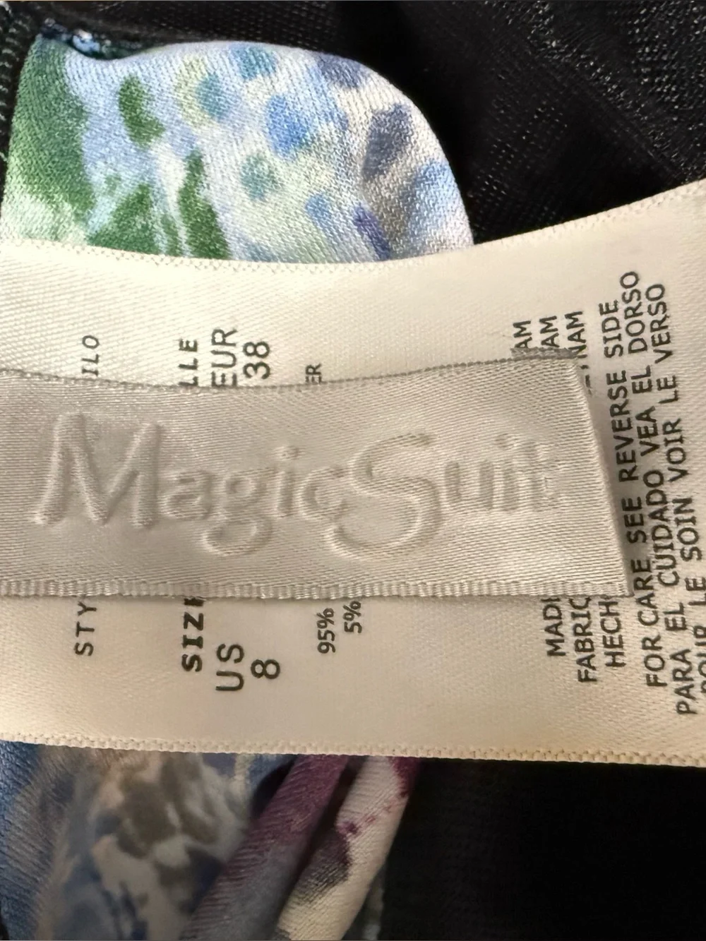Magicsuit By Miraclesuit Tankini Swimsuit Top Women’s 8 Snake-Print Ruffle